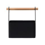 KOŠARA ZA SADJE MAKU 14.3X13X16 CM 2/1 KOŠARA Z LESENIM ROČAJEM