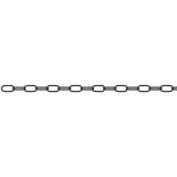 VERIGA DÖRNER + HELMER 2X16X10.4MM JEKLENA ČRNA OKRASNA ZAV=1M