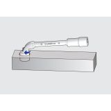 DVOSTRANSKI UPOGNJEN NASADNI KLJUČ UNIOR 30 MM ART. 176 (609126)