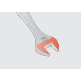 VILIČASTI KLJUČ S POLŽEM UNIOR 300/0-34 MM KROMIRAN ART. 250