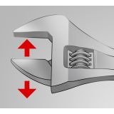 VILIČASTI KLJUČ S POLŽEM UNIOR 300/0-38 MM ART. 250A