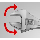 VILIČASTI KLJUČ S POLŽEM UNIOR 300/0-38 MM VDE ART. 250/1VDEDP