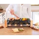 KUHINJSKI APARAT CECOTEC CHEESE&GRILL 8200 RACLETTE WOOD BLACK