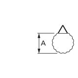 OBEŠALO 30 MM BELO SAMOLEPILNO V ZAVITKU JE 6 KOS