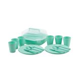 PIKNIK PROGRAM UCSAN PLASTIK 32 DELNI PIKNIK SET MINT