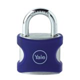 CILINDRIČNA OBEŠANKA YALE 32 MM MODRA ESSENTIAL ALU ZAV=1 KOS