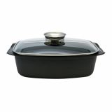 PEKAČ ELO 32X21 CM ALU GUS S STEKLENIM POKROVOM