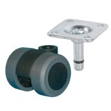 POHIŠTVENO KOLO DÖRNER + HELMER 35MM PLOŠČA 38X38MM DVOJNO, MEHKA TLA PARKET