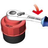 KLJUČ ZA FILTRE UNIOR 36 MM ART. 1977/6