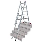 TRODELNA LESTEV KRAUSE CORDA 3X6 STOPNIC 1.65M PRIMERNA ZA STOPNICE