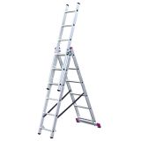 TRODELNA LESTEV KRAUSE CORDA 3X6 STOPNIC 1.65M PRIMERNA ZA STOPNICE