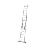 TRODELNA LESTEV KRAUSE CORDA 3X9 STOPNIC 2.5M PRIMERNA ZA STOPNICE