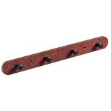 PVC OBEŠALNIK HETTICH DIY ZA NA VRATA, 380X40X30 MM, 4 KLJUKE, IZGLED KORENINSKEGA LESA