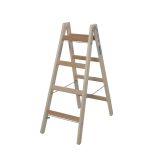 PROSTOSTOJEČA LESTEV KRAUSE 4 STOPNIČNA LESENA