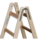 PROSTOSTOJEČA LESTEV KRAUSE 4 STOPNIČNA LESENA