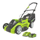 AKUMULATORSKA KOSILNICA GREENWORKS 40V 40 CM S 4AH BATERIJO IN POLNILNIKOM