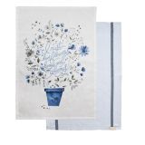 KUHINJSKA KRPA ATELIER 45X65 CM 2/1 MODRA