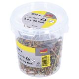 UNIVERZALNI VIJAK 4.0X40 A2G T20 PT + 2 NASTAVKA V ZAVITKU JE 400 KOS