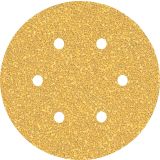 5-DELNI KOMPLET BRUSNIH PAPIRJEV S 6 LUKNJAMI EXPERT C470 ZA EKSCENTRIČNE BRUSILNIKE, 150 MM, G 40