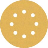 5-DELNI KOMPLET BRUSNIH PAPIRJEV Z 8 LUKNJAMI EXPERT C470 ZA EKSCENTRIČNE BRUSILNIKE, 125 MM, G 180