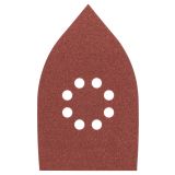 DELTA/VEČNAM BRUSNI LIST BOSCH 5-DELNI SET C430 RDEČ 100X171 MM K120 8 LUKENJ