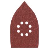 DELTA/VEČNAM BRUSNI LIST BOSCH 5-DELNI SET C430 RDEČ 100X171 MM K40 8 LUKENJ