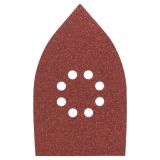 DELTA/VEČNAM BRUSNI LIST BOSCH 5-DELNI SET C430 RDEČ 100X171 MM K60 8 LUKENJ