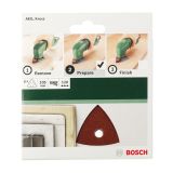 DELTA/VEČNAM BRUSNI LIST BOSCH 5-DELNI SET C430 RDEČ 105 MM K120 6 LUKENJ