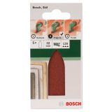 DELTA/VEČNAM BRUSNI LIST BOSCH 5-DELNI SET C430 RDEČ 32 MM K120 BREZ LUKENJ