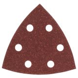 DELTA/VEČNAM BRUSNI LIST BOSCH 5-DELNI SET C430 RDEČ 93 MM K80 6 LUKENJ