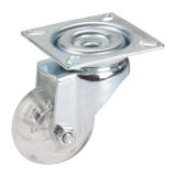 KOLO Z GIBLJIVO VILICO DÖRNER + HELMER 50X20MM POLIURETAN, CINKAN