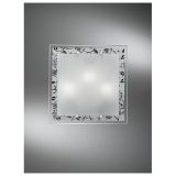 KLASIČNA PLAFONJERA ALPCOM 5744 DEKOR ČRNA