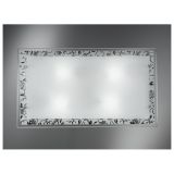 KLASIČNA PLAFONJERA ALPCOM 5747 DEKOR ČRNA