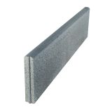 BETONSKI ROBNIK JARC 5X25X100 CM POLKROŽNI VRTNI-SIV