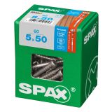 VIJAK ZA TERASO SPAX 5X50 A2 V ZAVITKU 60 KOS