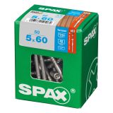 VIJAK ZA TERASO SPAX 5X60 A2 V ZAVITKU 50 KOS