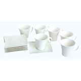 GARNITURA SKODELIC ALPEKS 6 DELNA BELA KAVA HJ1998