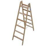 PROSTOSTOJEČA LESTEV KRAUSE 6 STOPNIČNA LESENA
