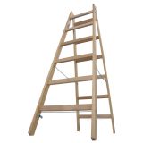 PROSTOSTOJEČA LESTEV KRAUSE 6 STOPNIČNA LESENA