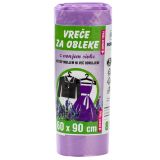 GOSPODINJSKA VREČKA PISKAR 60X90 CM ZA OBLEKO 8/1 SIVKA