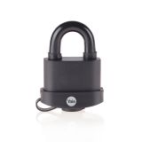 CILINDRIČNA OBEŠANKA 61MM YALE HIGH SECURITY, ODPORNOST PROTI KOROZIJI, 1 KOS S 3 KLJUČI, EN 12320:2012 - VARNOSTNI RAZRED 2