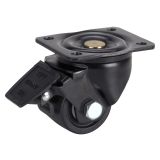 GIBLJIVO KOLO Z ZAVORO DÖRNER + HELMER 65X50MM PLOŠČA 105X85MM