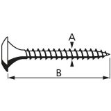VIJAK ZA TEČAJE 6X40 T30 V ZAVITKU JE 50 KOS