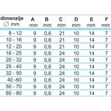 OBJEMKA FE-GO 70-90/9 MM KALE W2 20 KOS