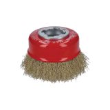 SKODELASTA ŽIČNA ŠČETKA BOSCH 70 MM NAVOJ M14 0.30 MM X-LOCK