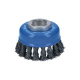 SKODELASTA ŽIČNA ŠČETKA BOSCH 75 MM NAVOJ M14 FE 0.50MM X-LOCK