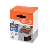 SKODELASTA ŽIČNA ŠČETKA TACTIX 75MM NAVOJ M14 MS 0.30MM