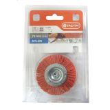 KROŽNA ŽIČNA ŠČETKA TACTIX 75MM NAJLON OS 6MM