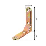 KOTNIK ALBERTS 75X75X20 MM DEKORATIVNI