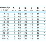 OBJEMKA FE-GO 8-12/9 MM KALE W2 50 KOS